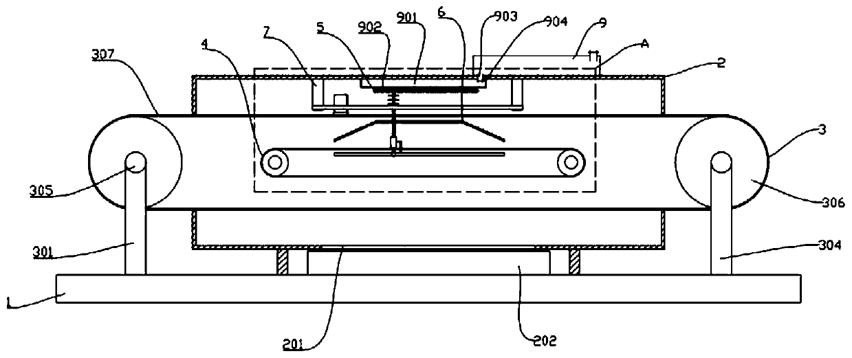 Tube part inner hole cleaning device