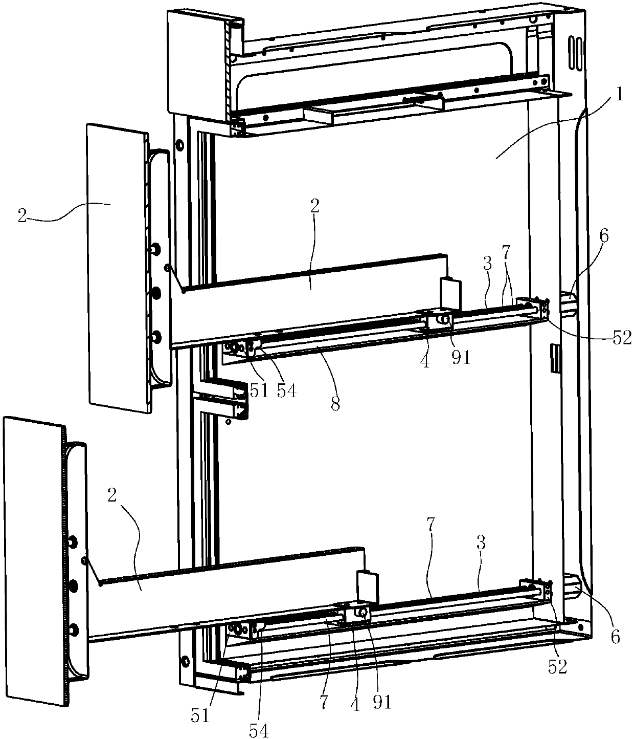 Drawer opening mechanism