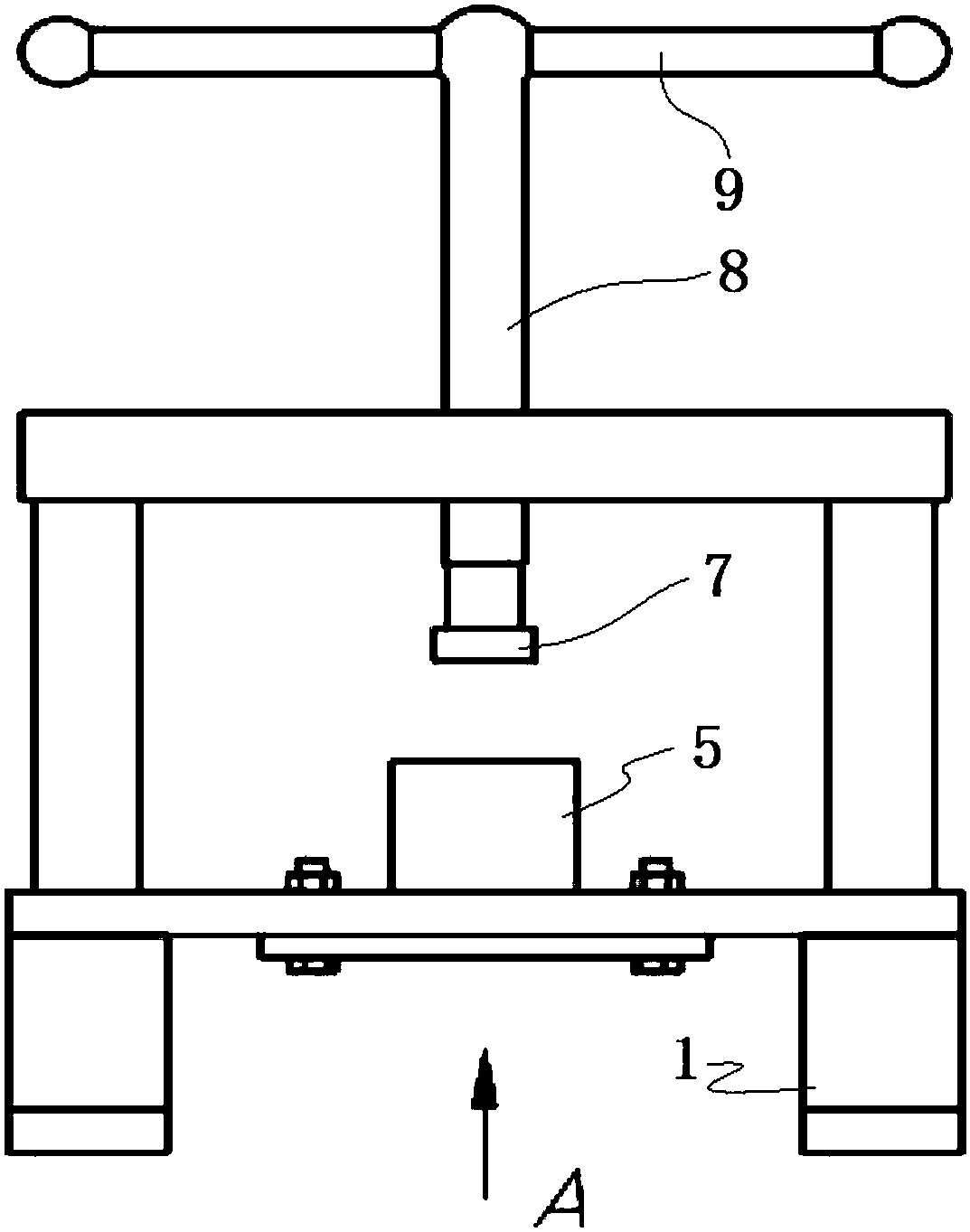 Thin-walled shaft sleeve dismounting device and method