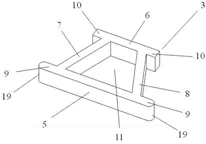 Slope-variable spatial crossing mutually-embedded ecological building block retaining wall system and construction method thereof