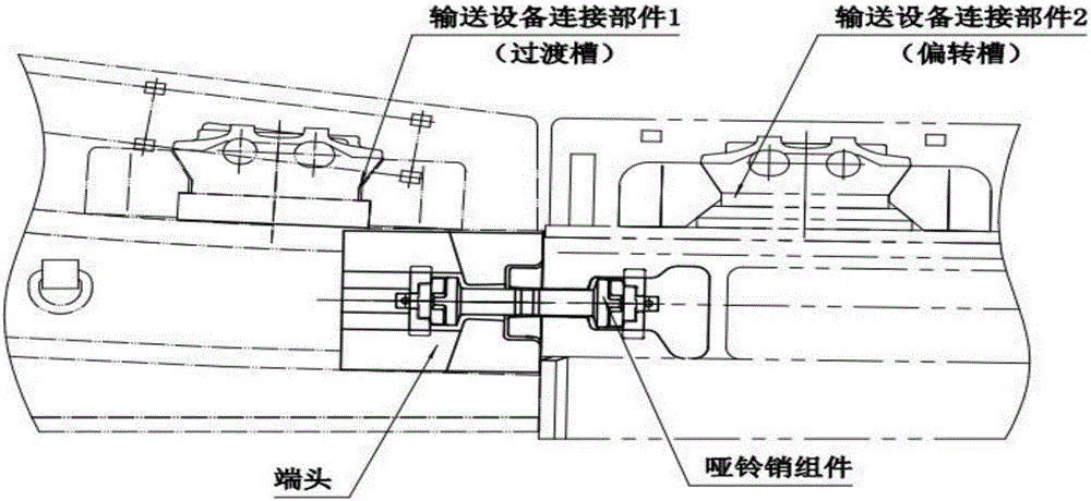 Combined connecting end and preparation method thereof