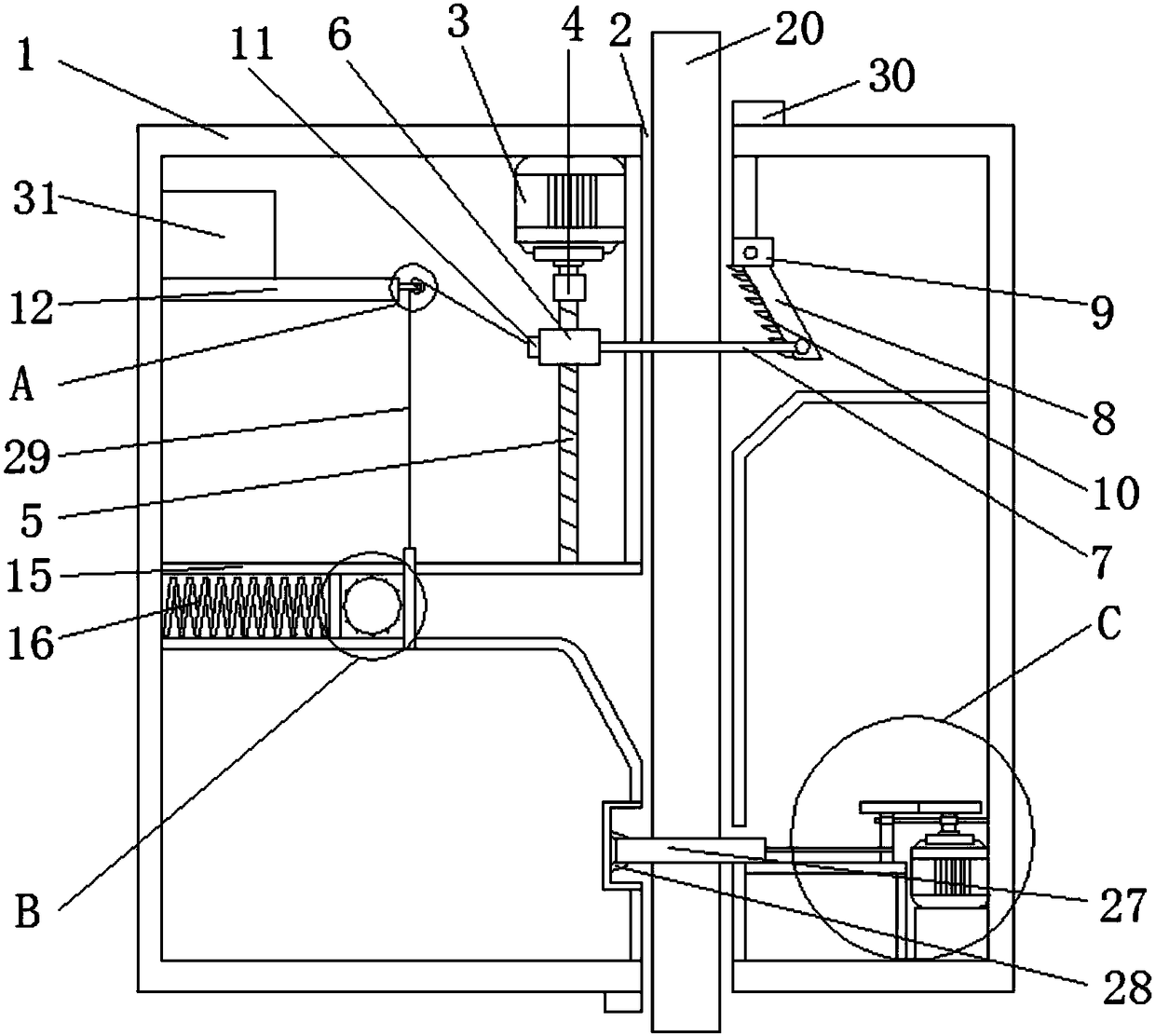 Novel automatic multiple self-locking device for ropes