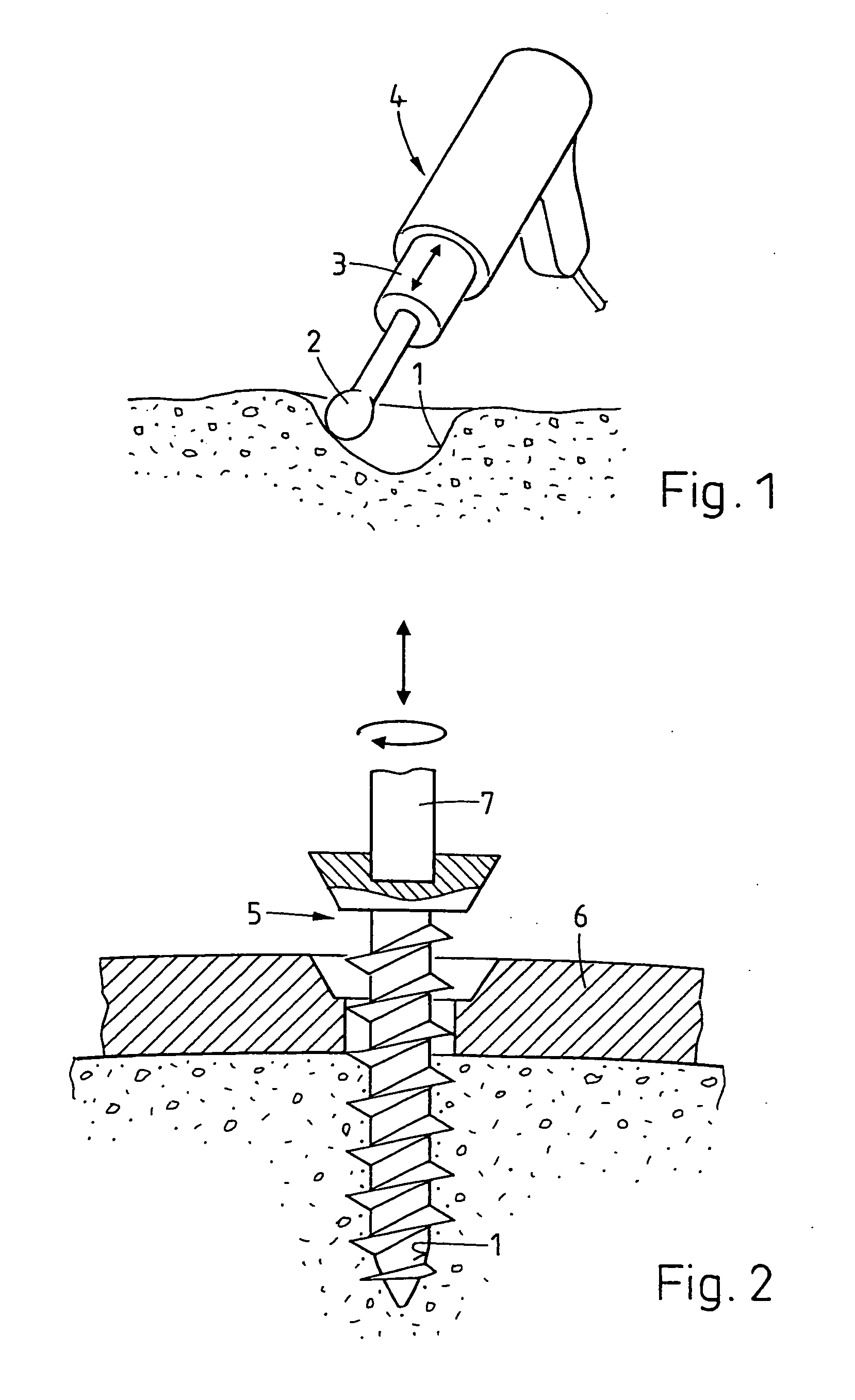 Method for promoting tissue regeneration on wound surfaces as device and treatment instrument or implant for carrying out method