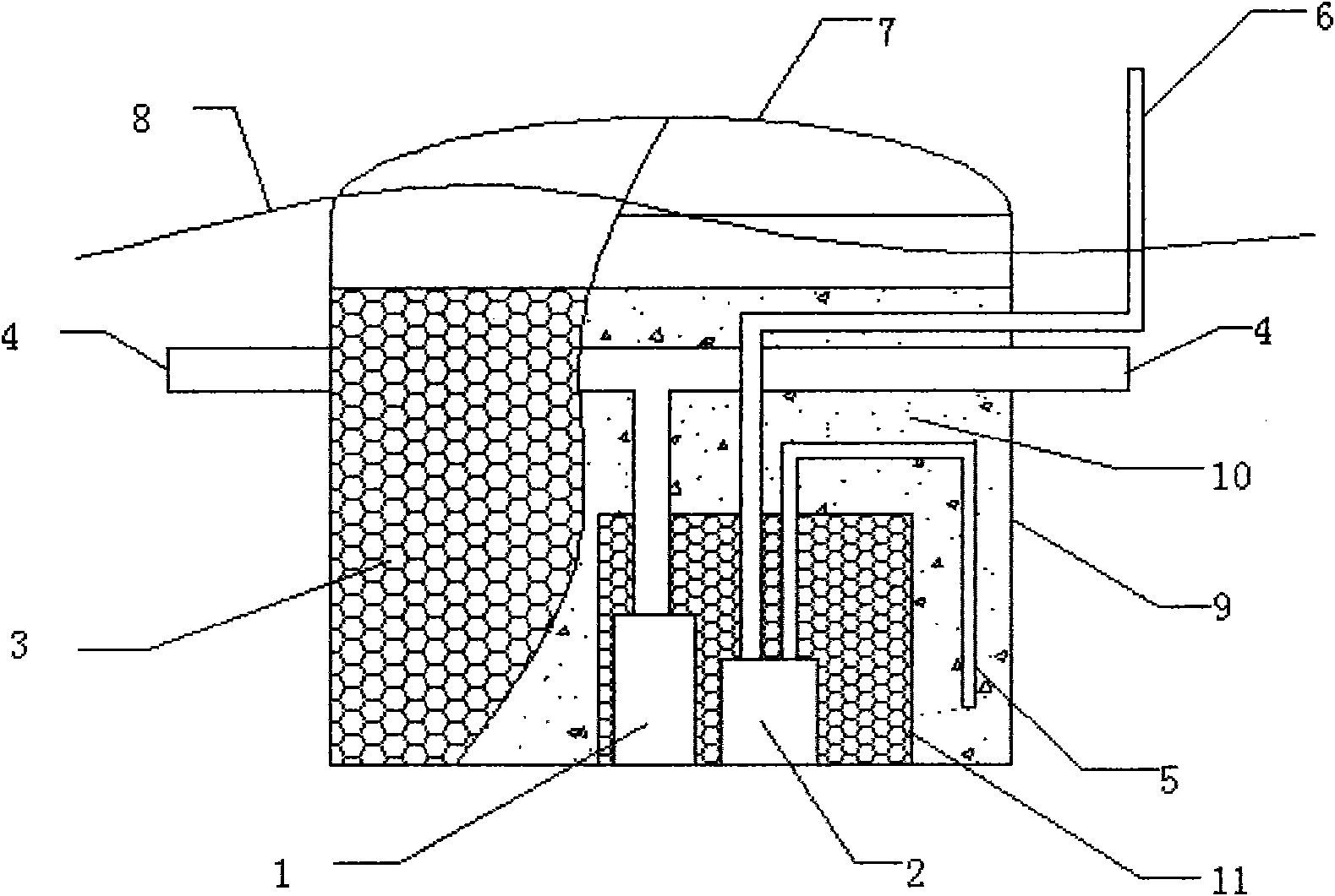 Domestic sewage treatment machine