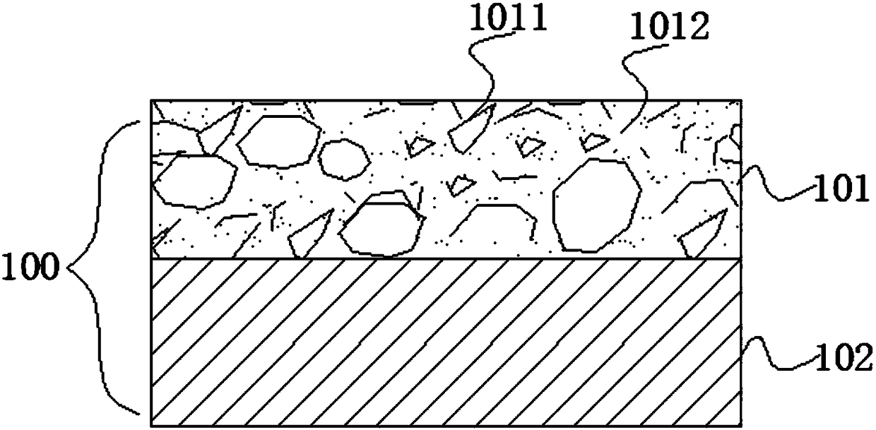 Special-shaped metal particle electric-conduction adhesive film and production method thereof