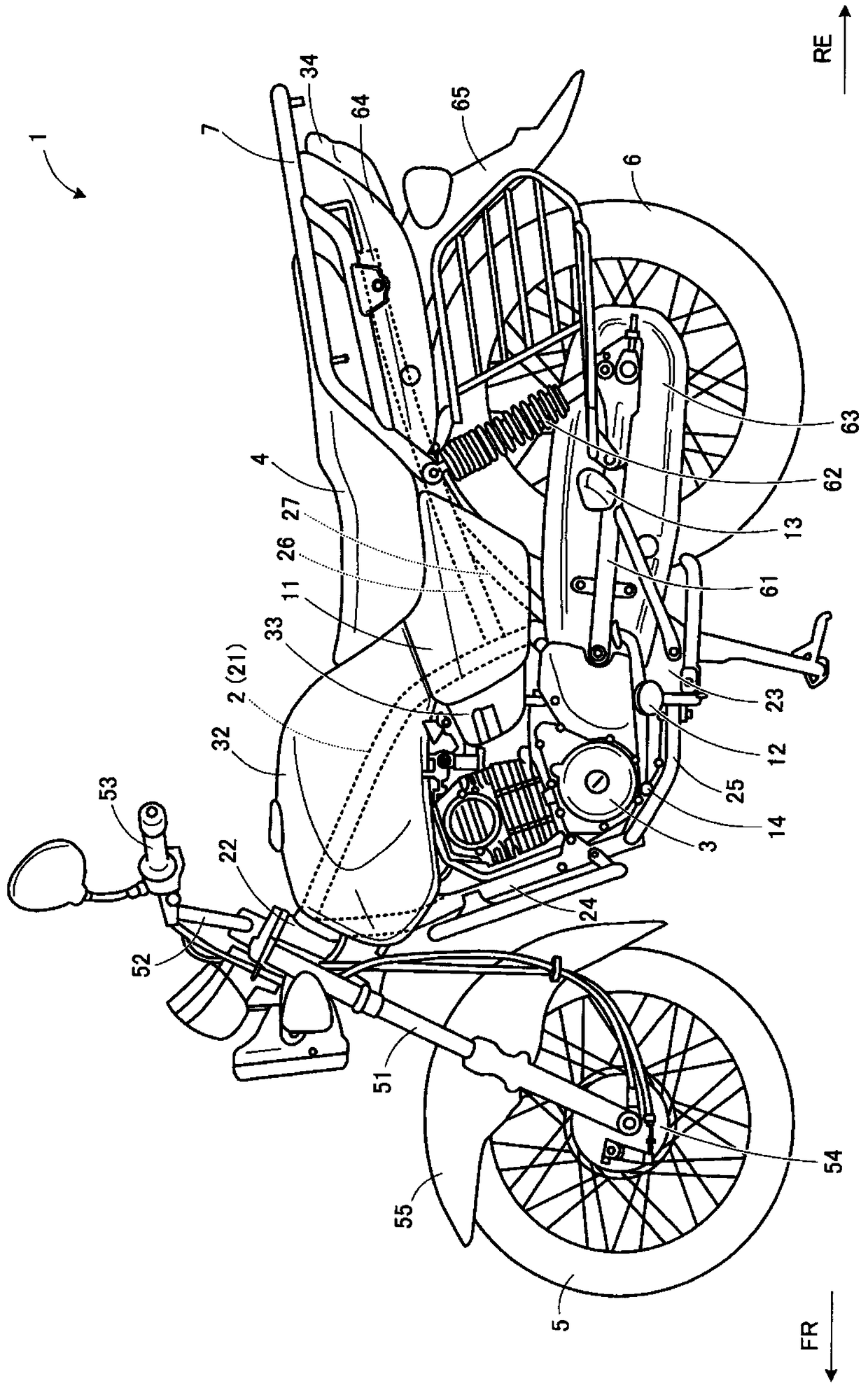 Blow-by ventilation device for internal combustion engine