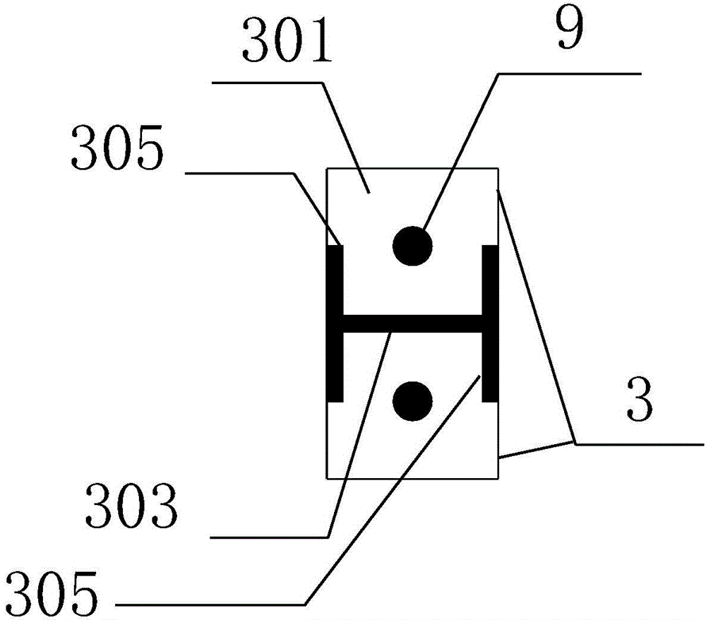 Reinforced concrete swing wall component with bolt type connection