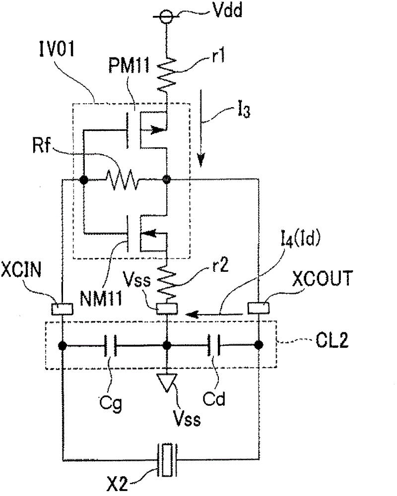 Method of determining load capacitance of crystal oscillation circuit, and electronic apparatus using the same