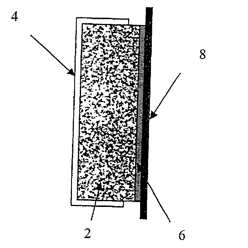 Impact resistant surface insulation tile for a space vehicle and associated protection method
