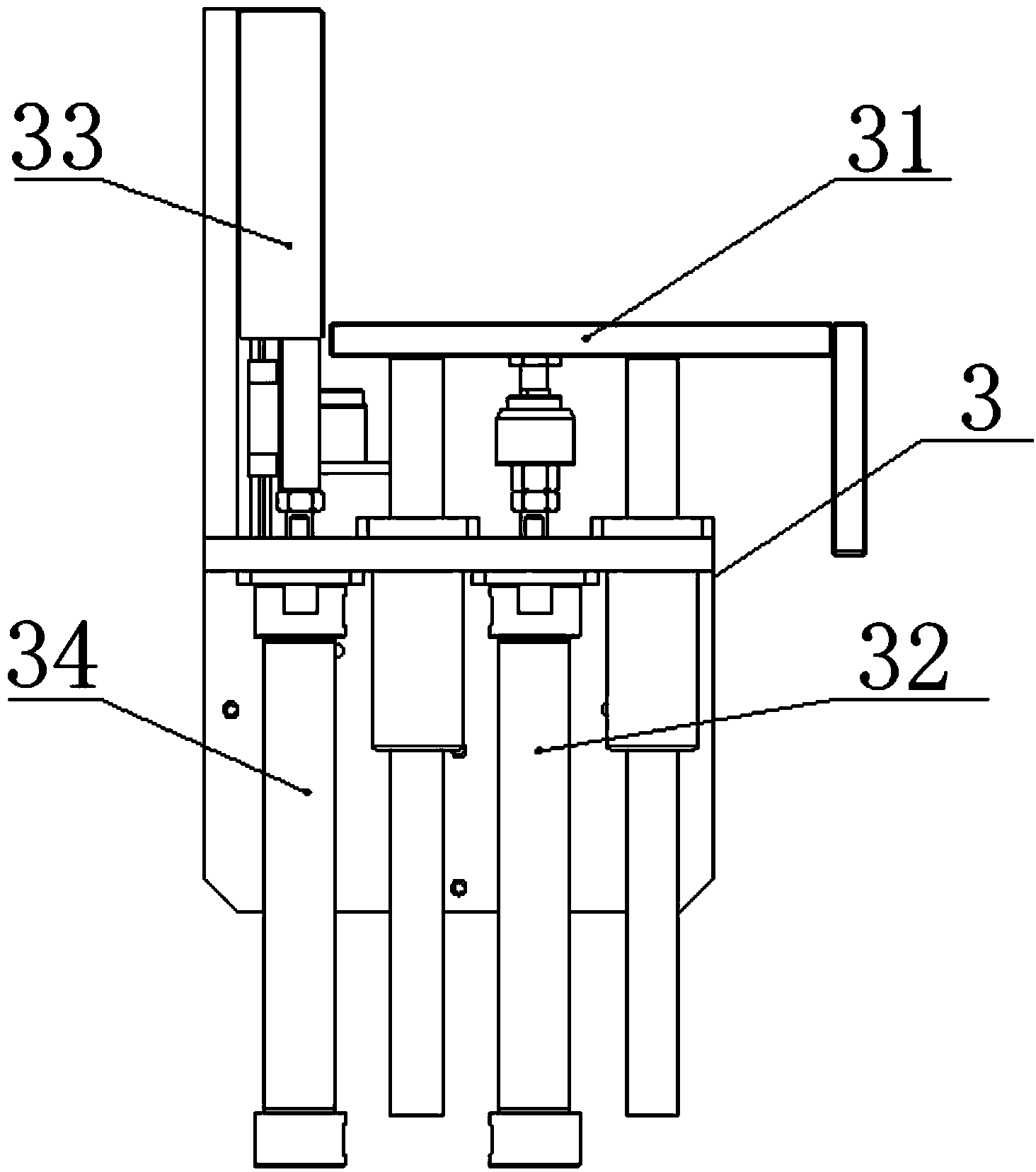Solder-wire-free high-frequency automatic welding method for storage battery connecting piece