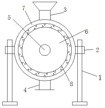 Stone crushing device