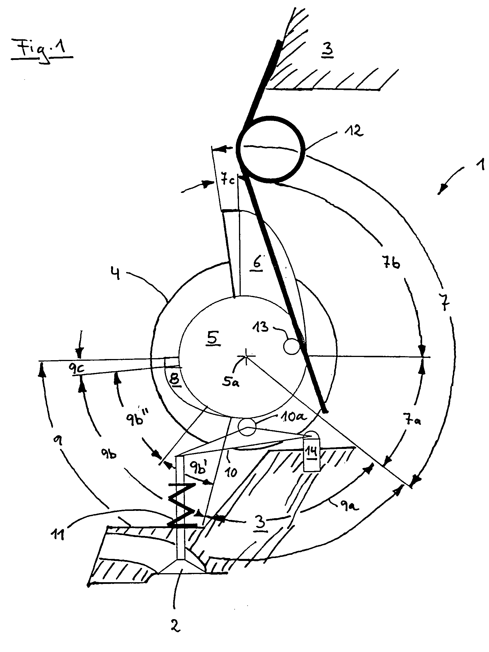 Pivoting actuator system for controlling the stroke of a gas exchange valve in the cylinder head of an internal combustion engine