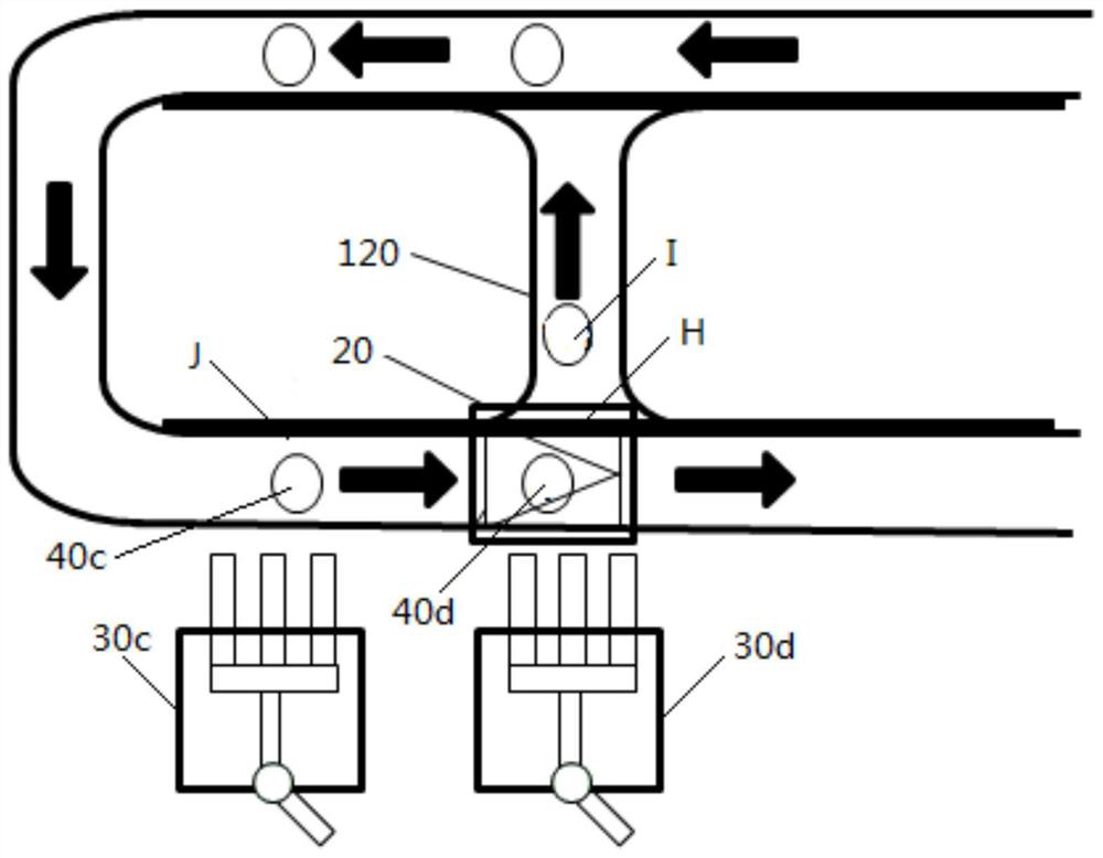 Material conveying method of crane system