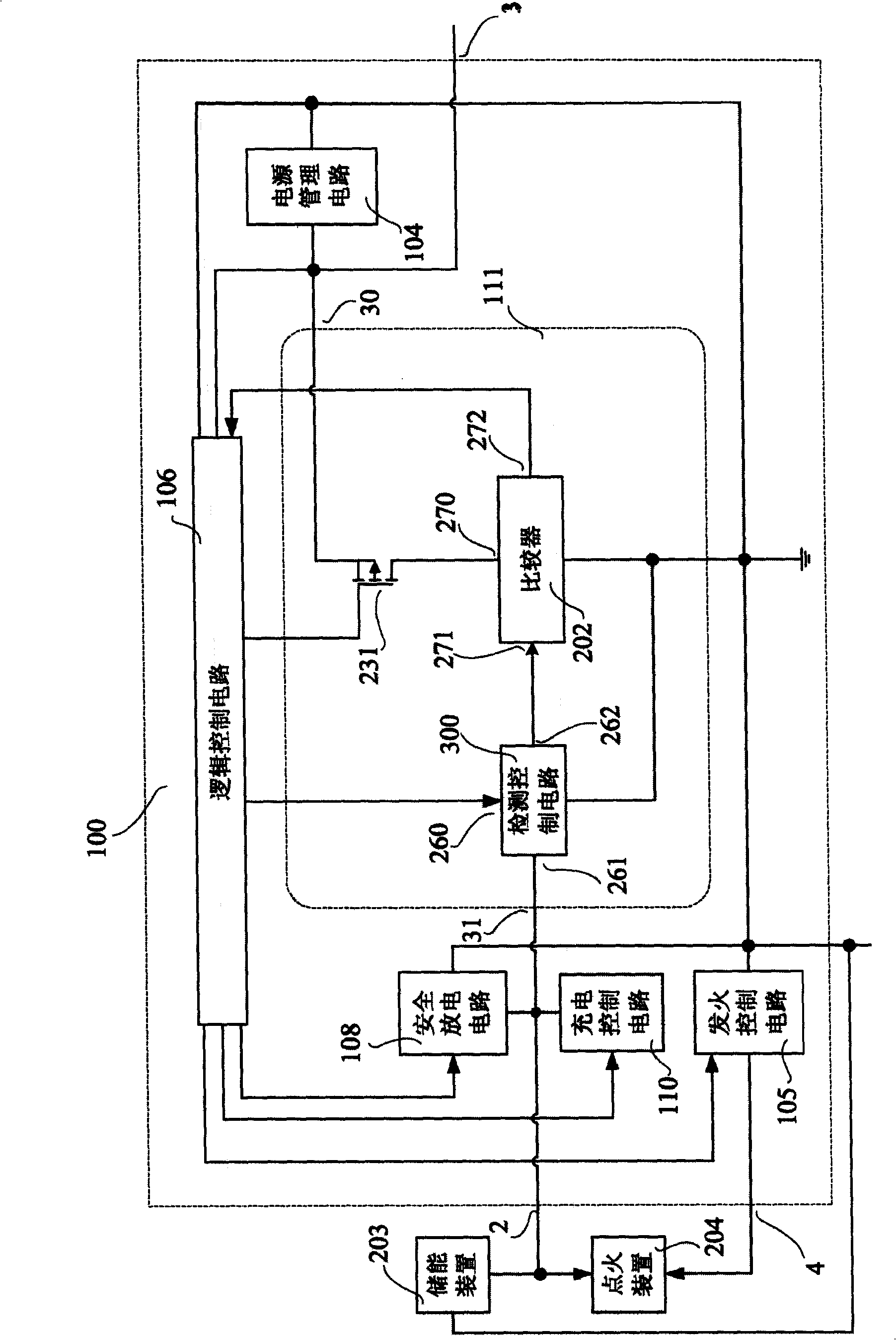 Electronic detonator control chip and its connection reliability checking method