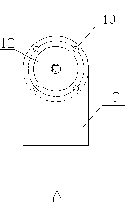 Interlocking device for lifting and limiting of ladle cover of vertical heating device and using method thereof