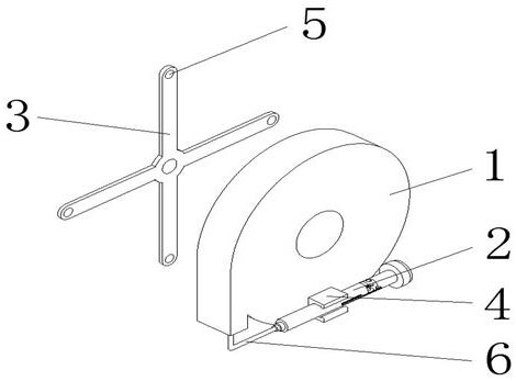 Disinfection device for medical internal medicine