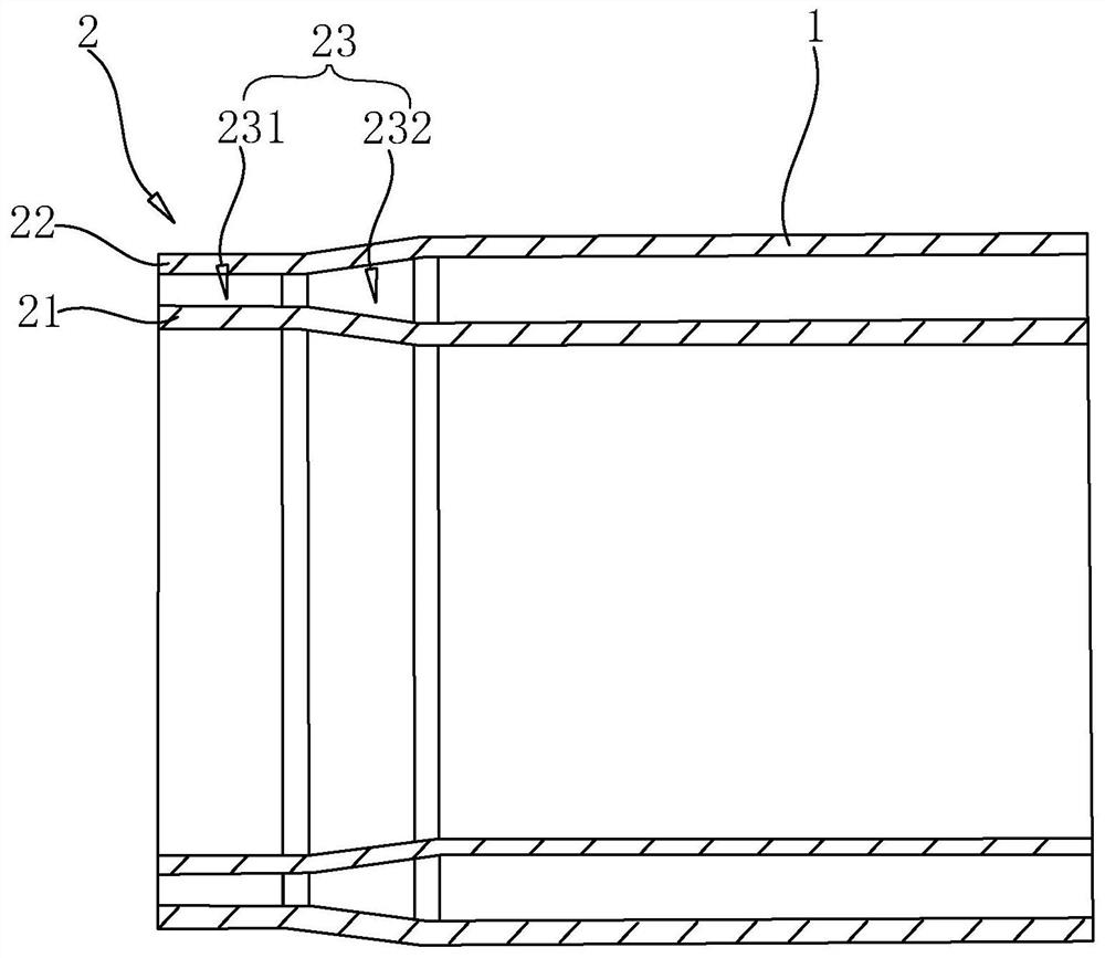 An anti-return air intake structure for a rotary detonation combustion chamber