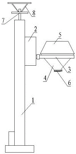 Device for transferring building materials