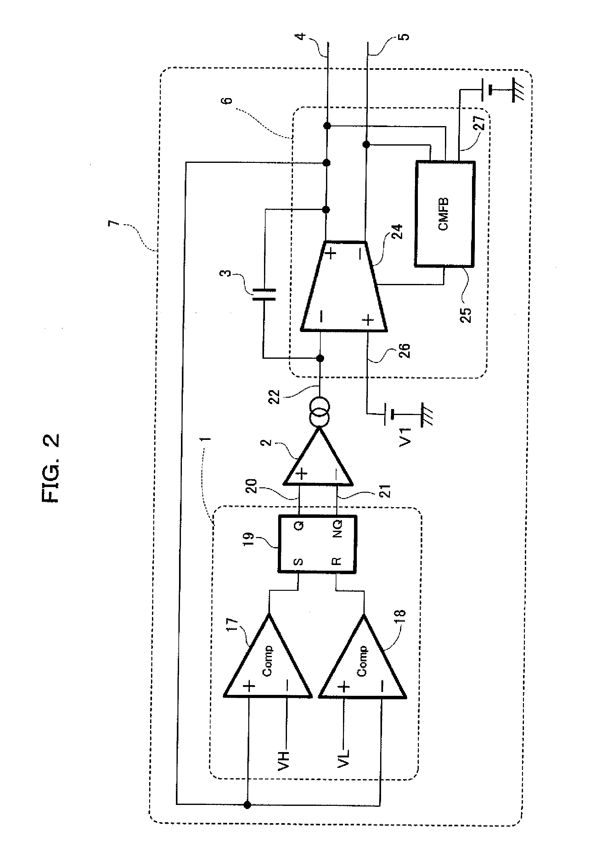Triangle oscillator and pulse width modulator
