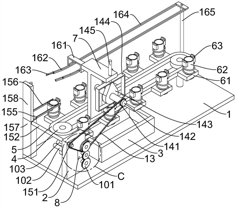 Working method of automatic adhesive coating device