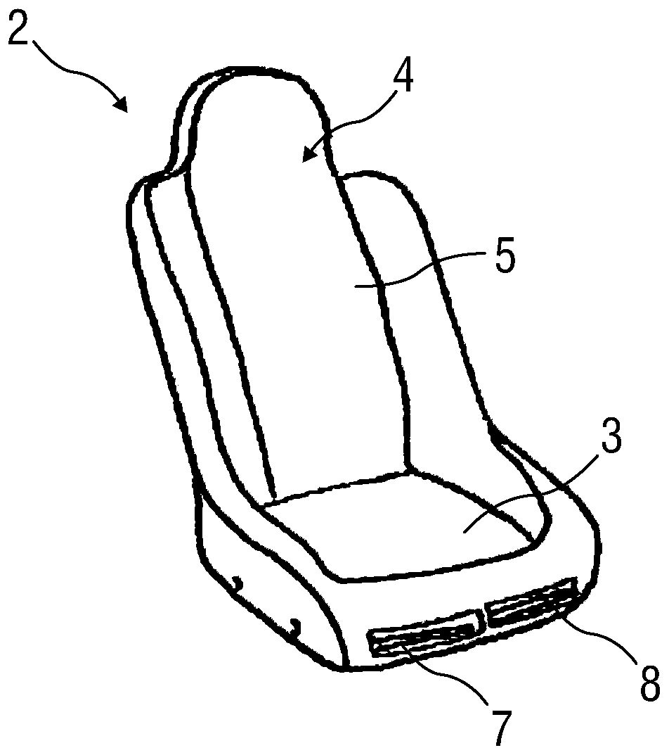 Vehicle seat and vehicle