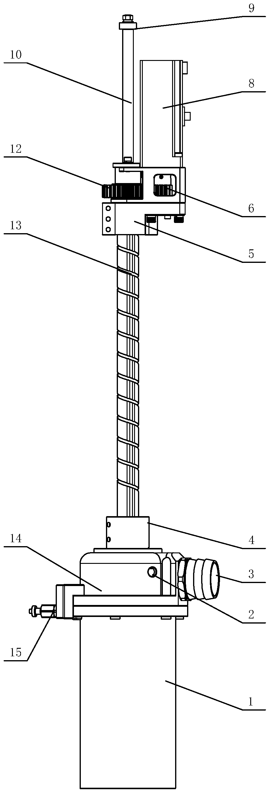 Suction barrel device for sucking, grabbing and stacking food without turning over food