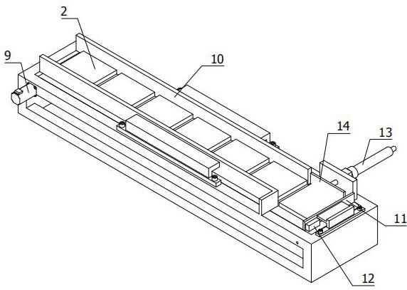 A kind of aluminum substrate foil plate pressing device