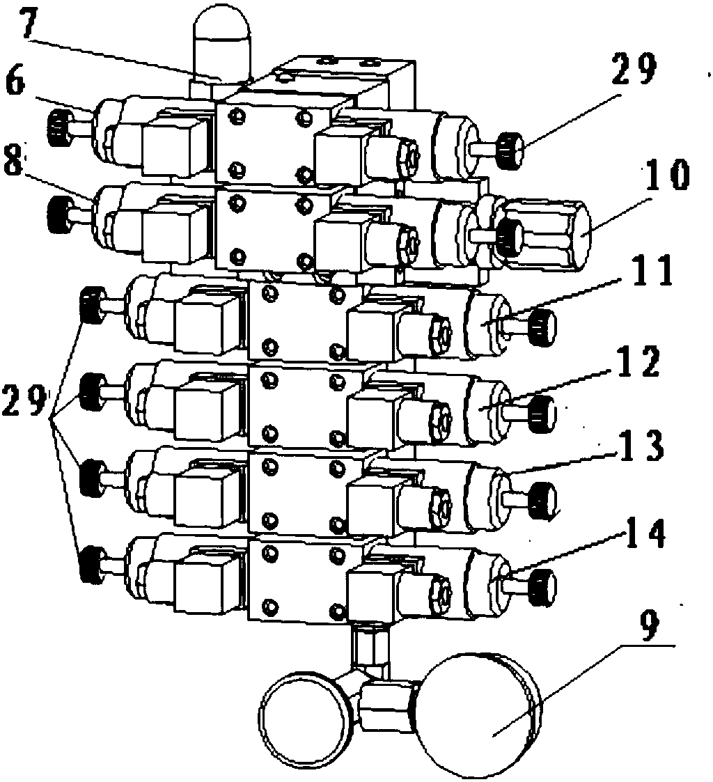 Hydraulic support leveling system for vehicle