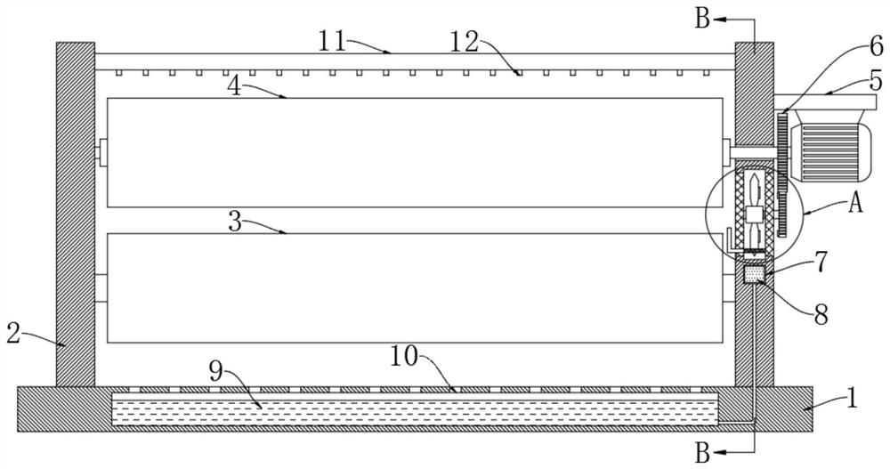 Auxiliary cooling device used under abnormal high temperature and for cold-rolling mill