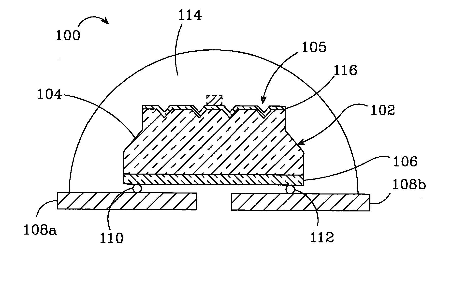 Light emitting diode with porous sic substrate and method for fabricating