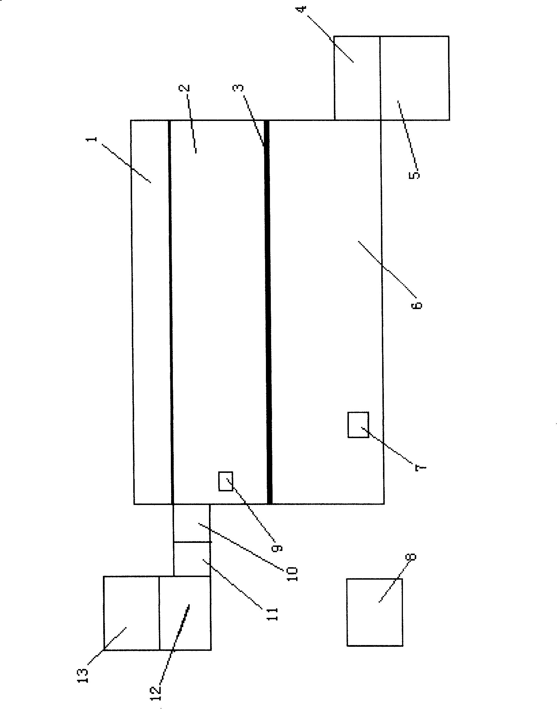 Photocatalysis separation film performance test device and its test method
