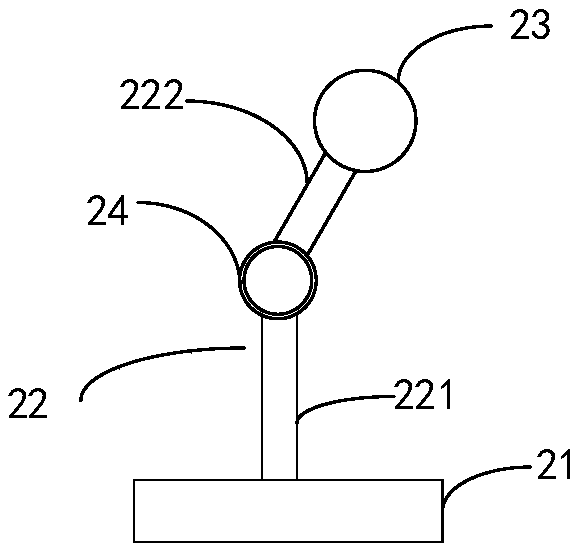 A substrate supporting member and a substrate conveying device