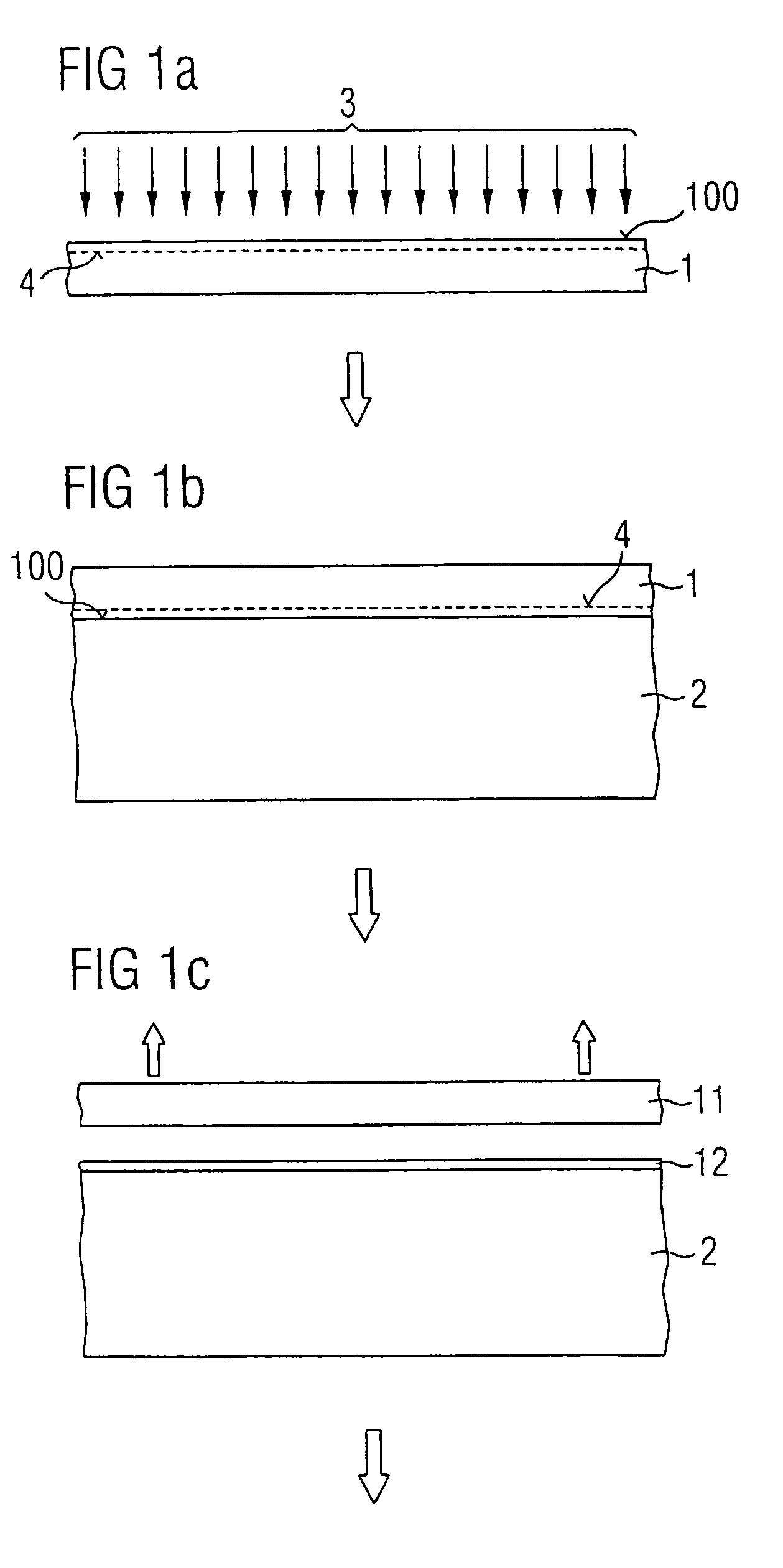 Method for the production of semi-conductor chips