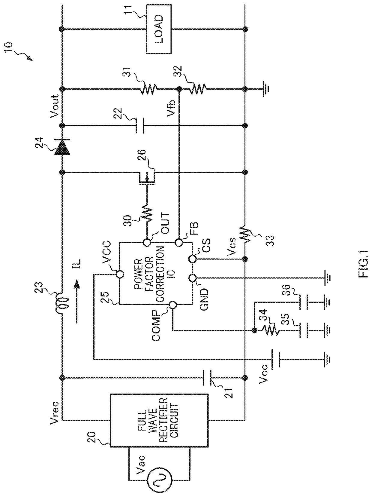 Integrated circuit and power supply circuit