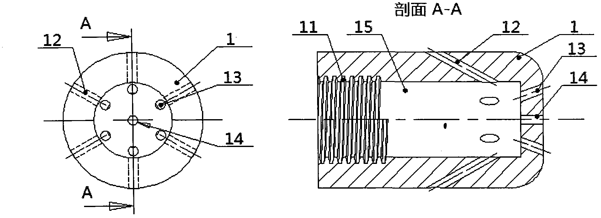 Multi-orifice nozzle device with rock breaking and self-propelling modes