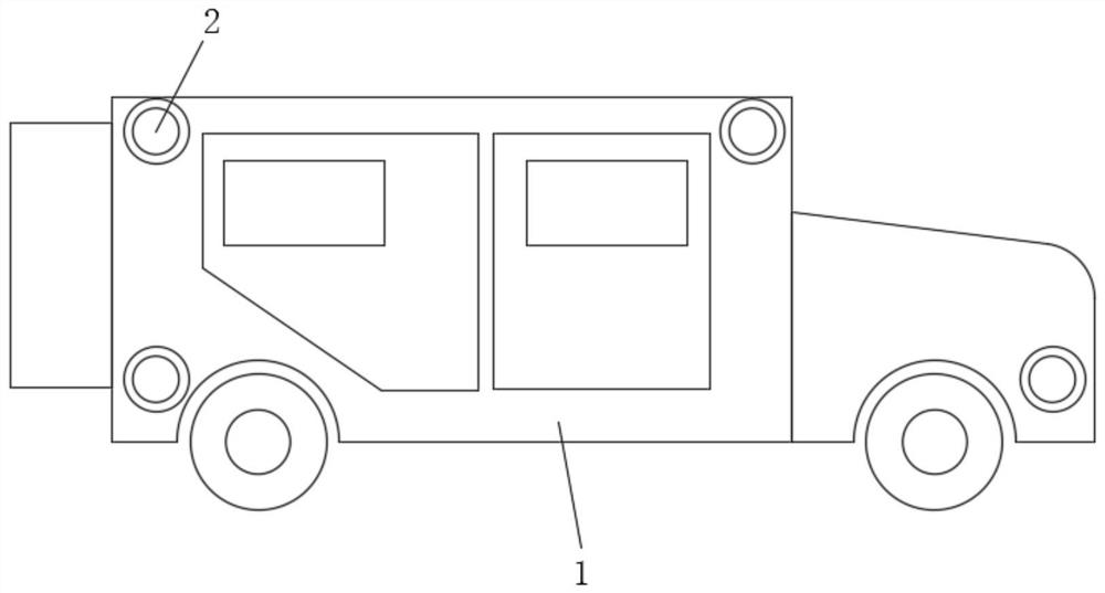 Resetting method based on vehicle tipping automatic resetting structure