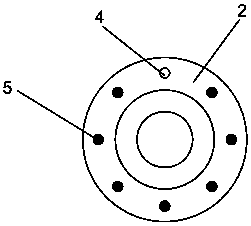 Piezoelectric drive type electric spindle chip mingling detection device used for numerical control machine tool