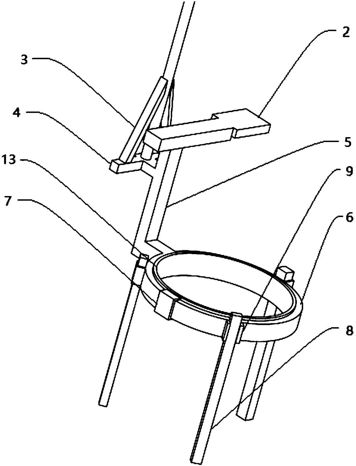 Auxiliary device for medical infusion support