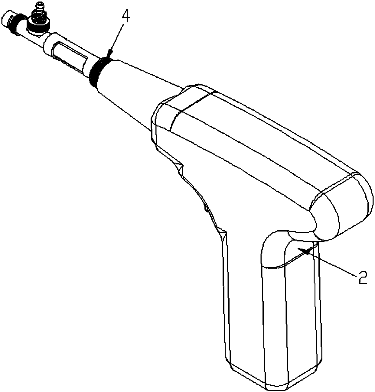 Electric or pneumatic continuous syringe