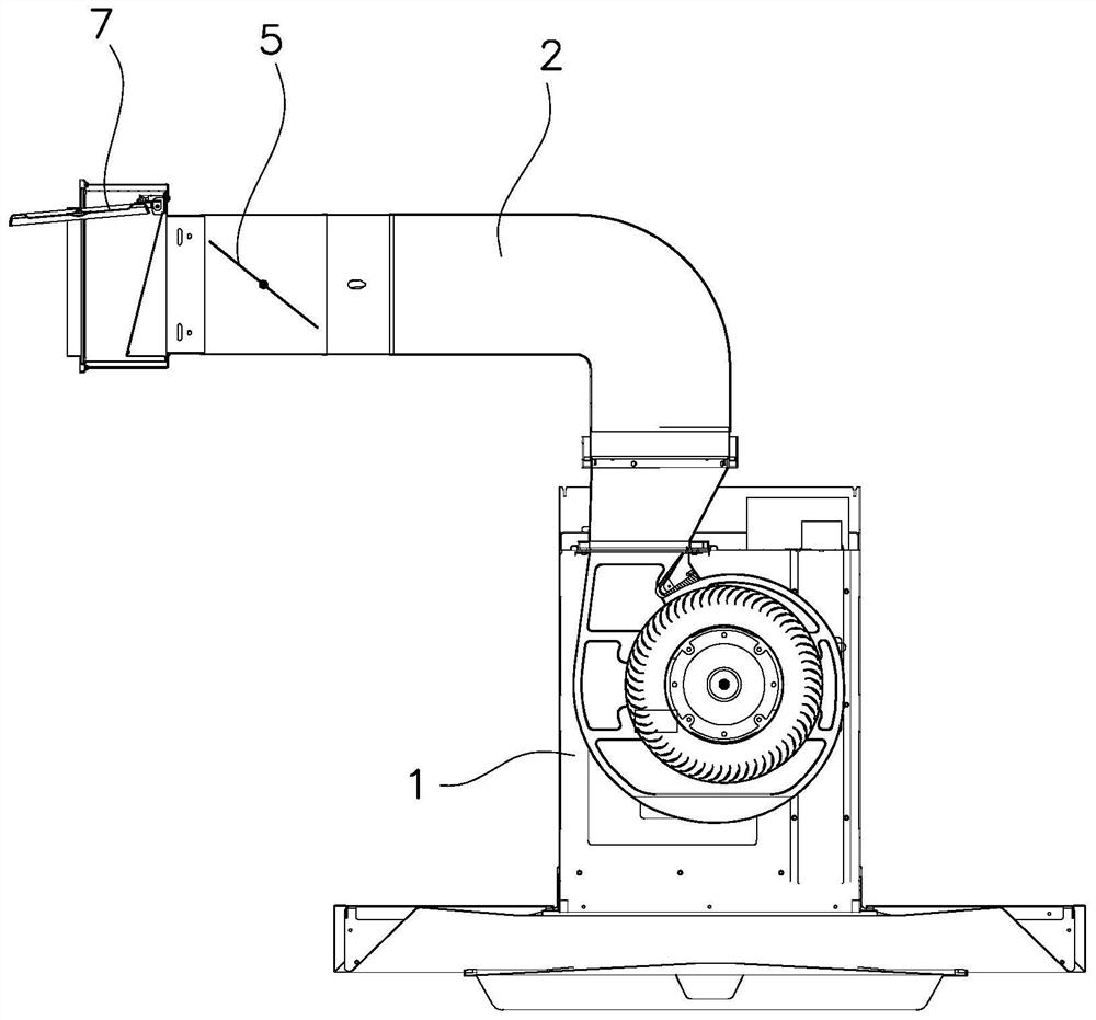 A flow self-adaptive control method for a range hood