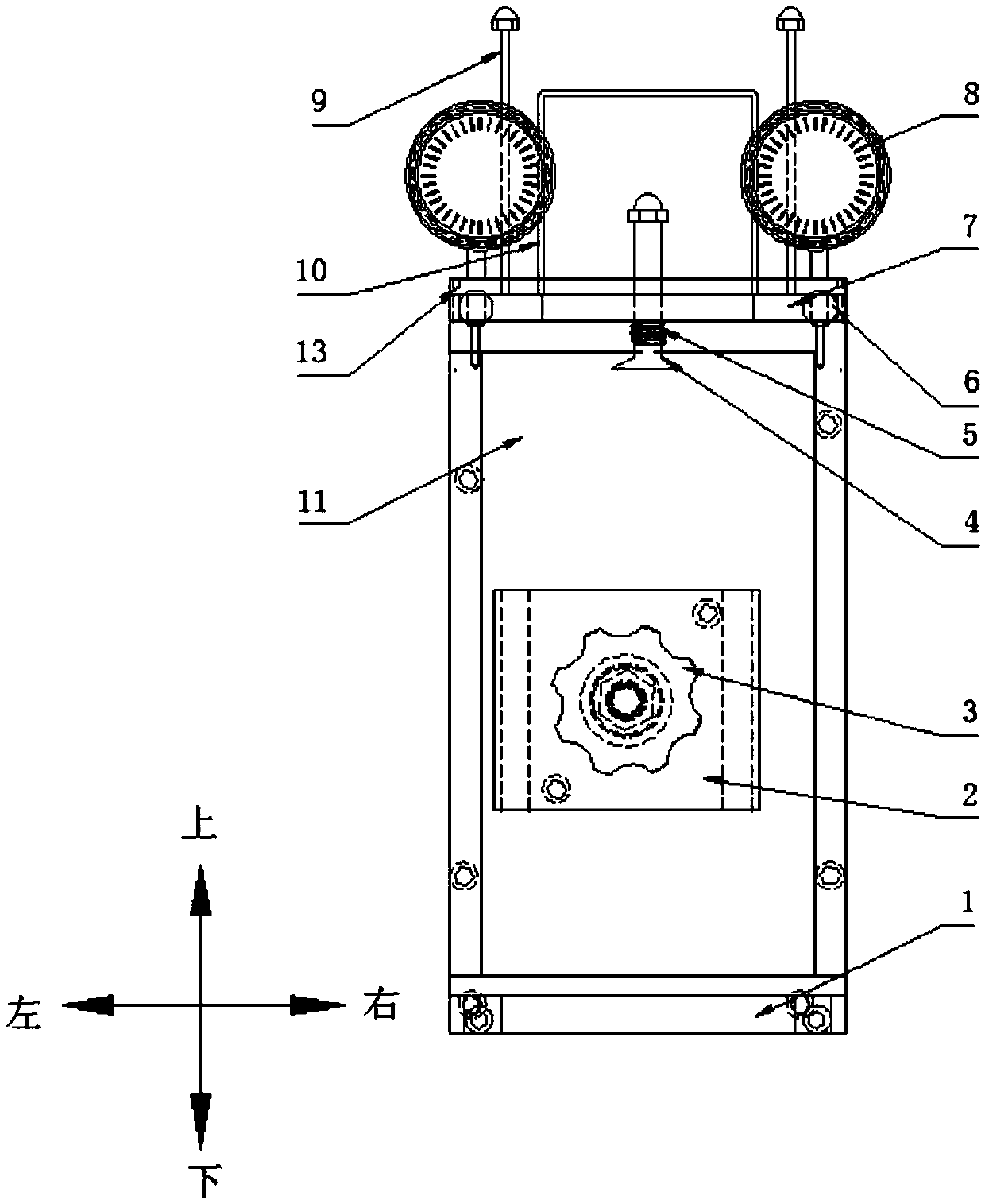 Error correcting method of scraping plate