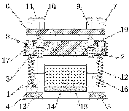 Automatic feeding device of crusher for foundry returns