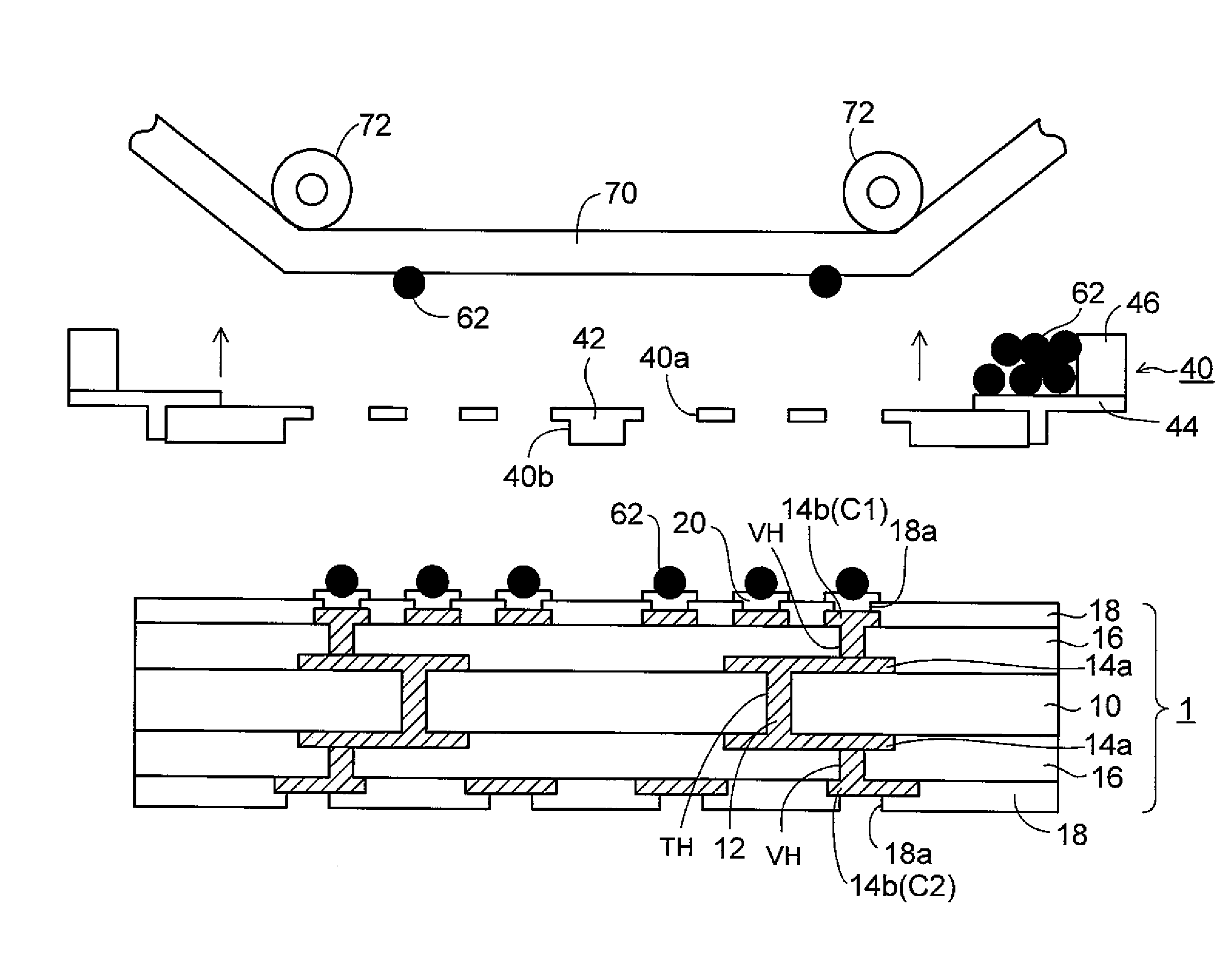 Method of mounting conductive ball and conductive ball mounting apparatus