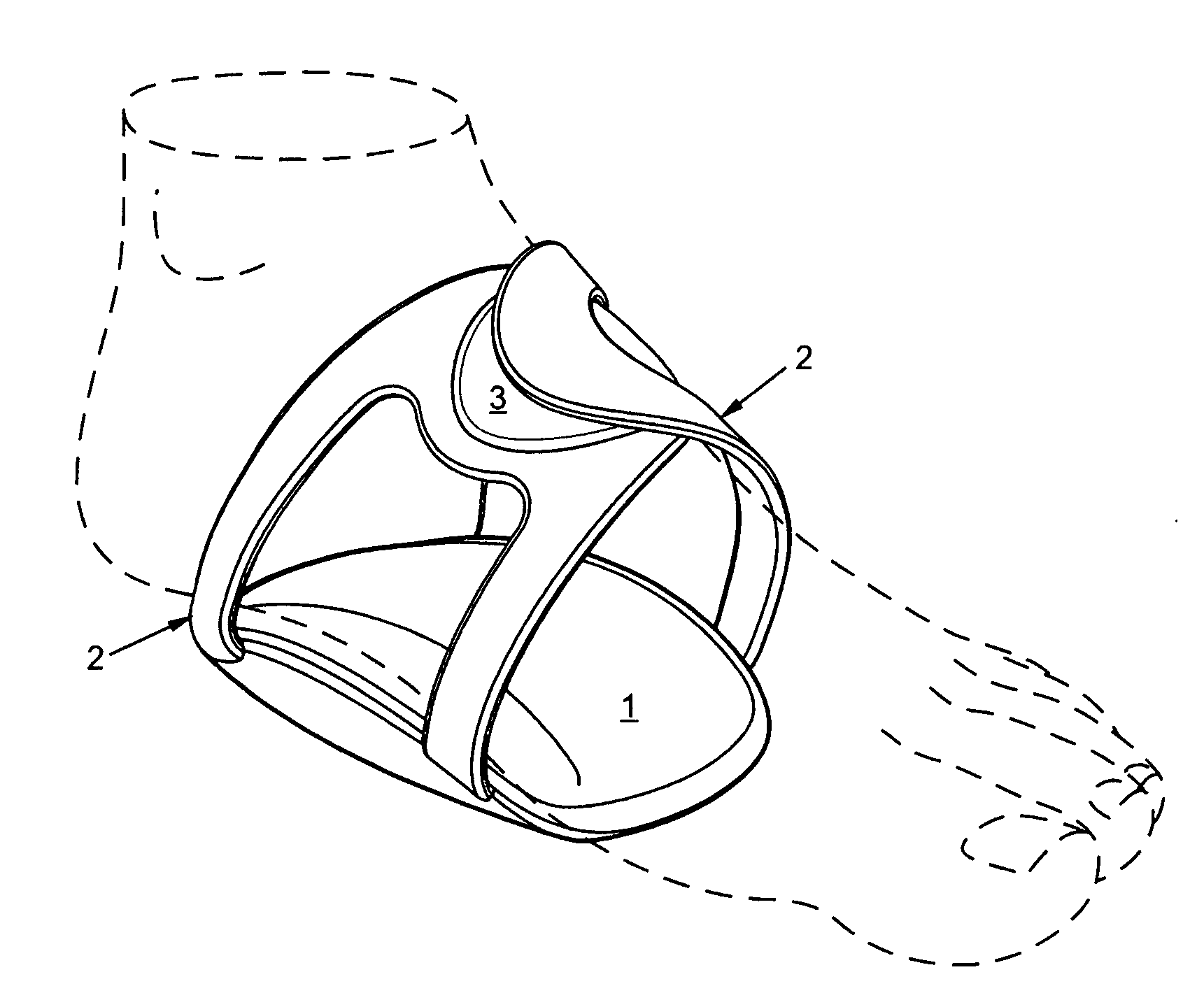 Arch support independent of footwear