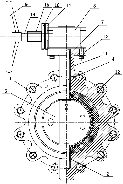 A fully open and fully closed position locking device for a mechanical valve