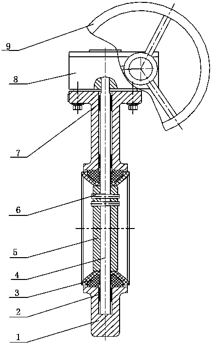 A fully open and fully closed position locking device for a mechanical valve