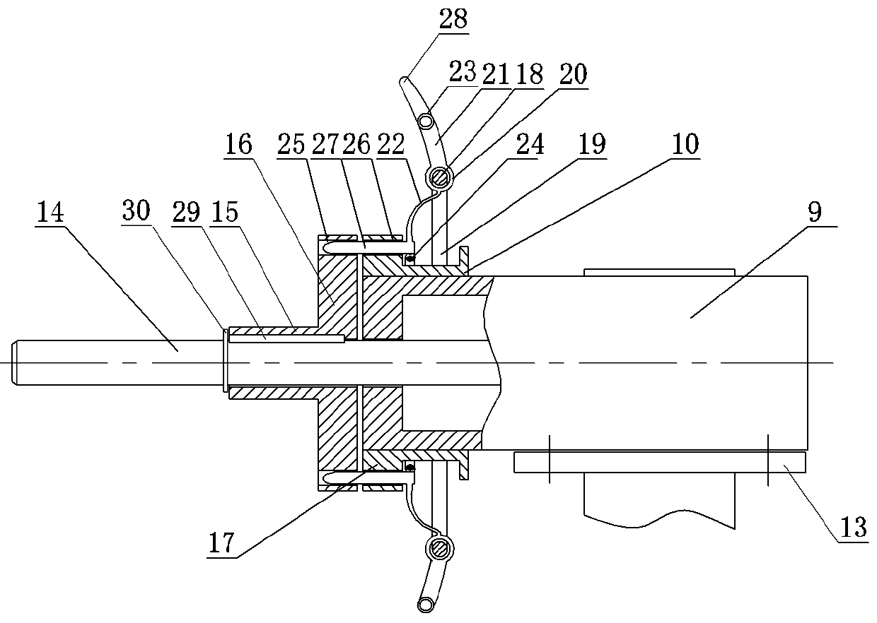 A fully open and fully closed position locking device for a mechanical valve