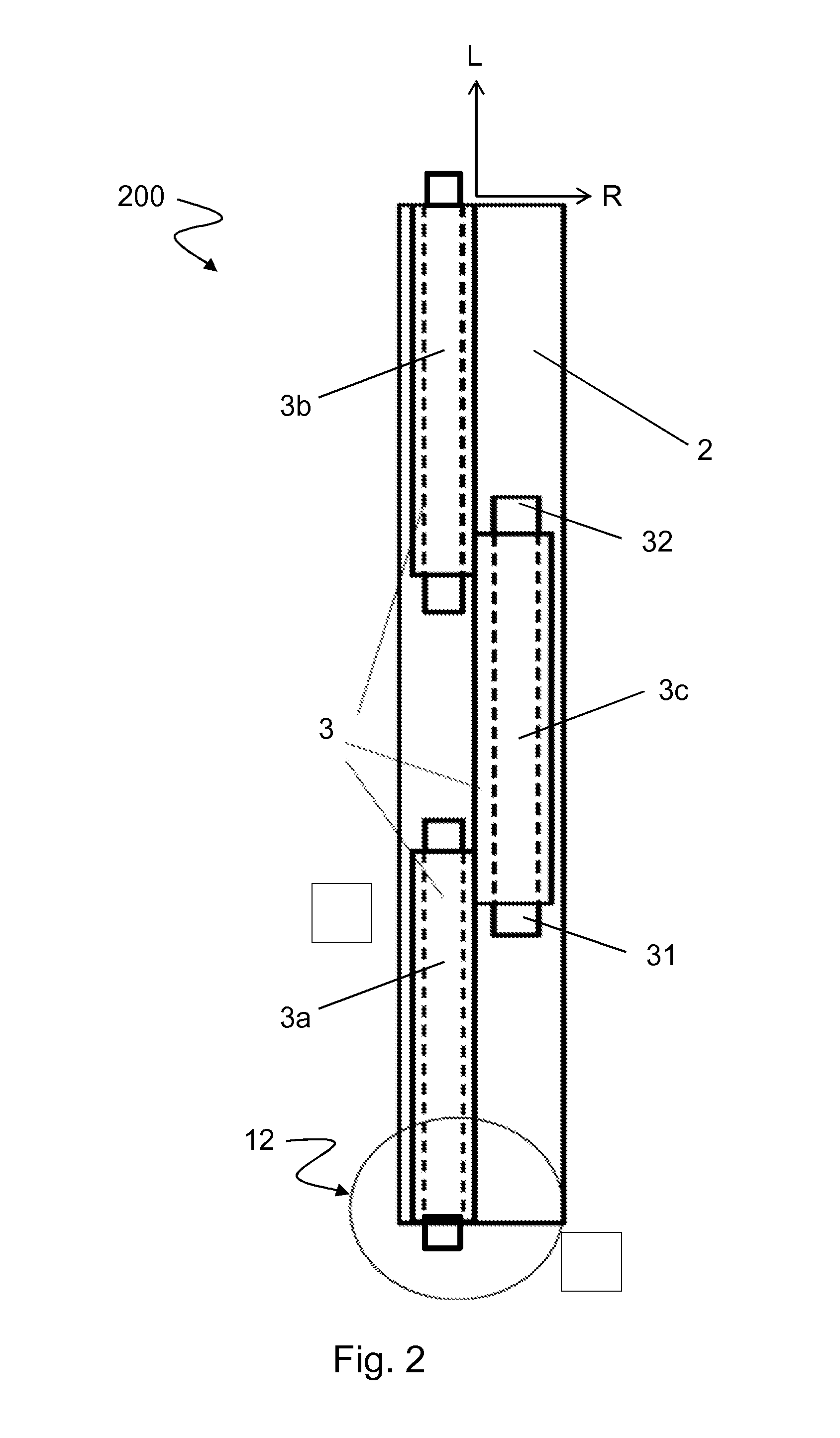 Force sensor device for detecting the weight of a vehicle