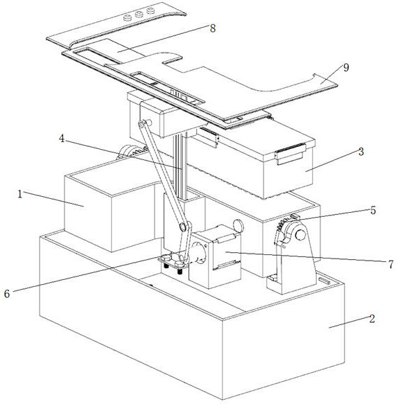 Air bag extrusion type miniature washing machine