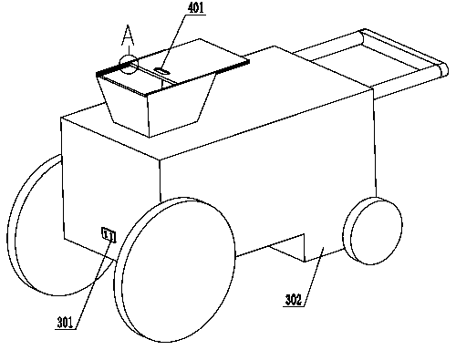 Landscaping waste recycling and processing device